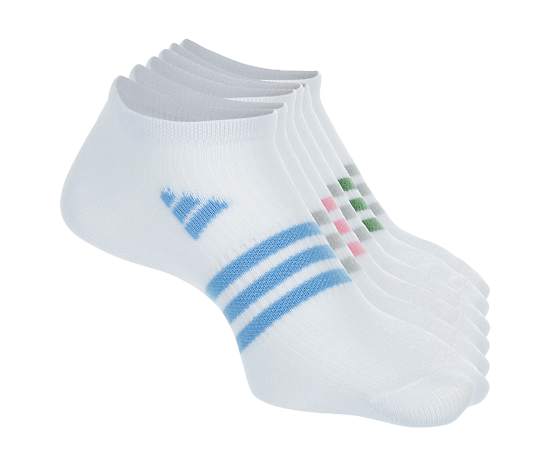 ADIDAS-WOMENS SUPERLITE NO SHOW SOCKS 6 PAIRS