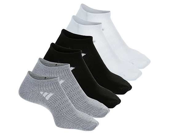 ADIDAS-WOMENS SUPERLITE NO SHOW SOCKS 6 PAIRS