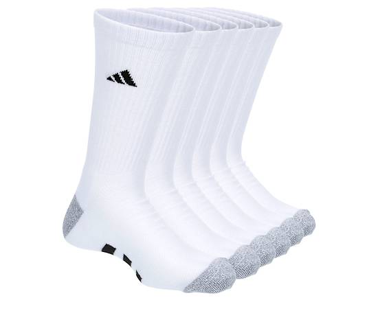 BOYS CUSHIONED CREW SOCKS 6 PAIRS