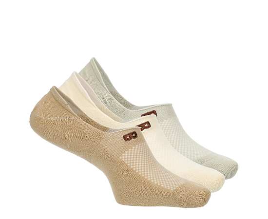 MENS CUSHION NO SHOW SOCKS 3 PAIRS
