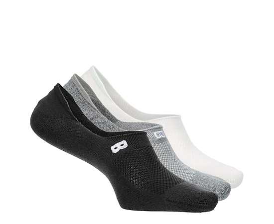 MENS CUSHION NO SHOW SOCKS 3 PAIRS