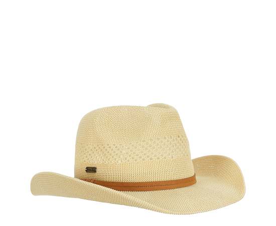 WOMENS PAPERSTRAW WESTERN HAT WITH 3.25 INCH BRIM