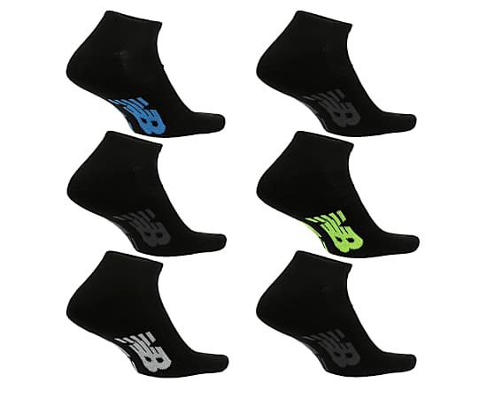 MENS PERFORMANCE LOW CUT SOCKS 6 PAIRS