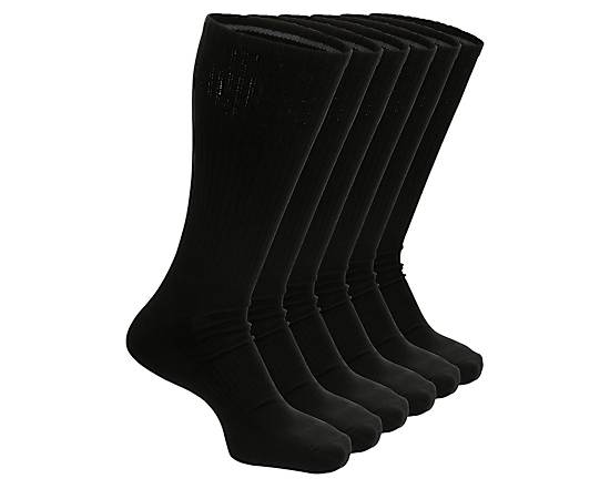 UNISEX EXTRA LARGE CREW SOCKS 6 PAIRS