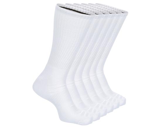 UNISEX EXTRA LARGE CREW SOCKS 6 PAIRS