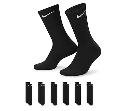 NIKE-MENS EXTRA LARGE CUSHIONED CREW SOCK 6 PAIRS