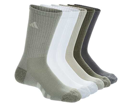 ADIDAS-BOYS CUSHIONED CREW SOCKS 6 PAIRS