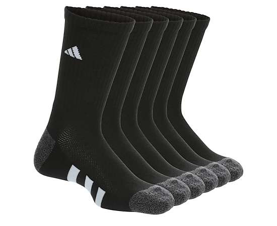ADIDAS-BOYS CUSHIONED CREW 2.0 SOCKS 6 PAIRS