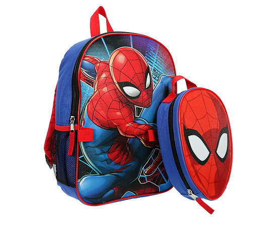 BOYS SPIDERMAN BACKPACK SET WITH LUNCHBOX