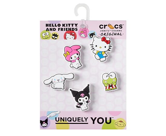 UNISEX HELLO KITTY 5 PACK JIBBITZ