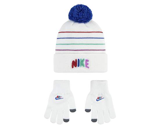 BOYS POWDER PLAY PEAK BEANIE SET