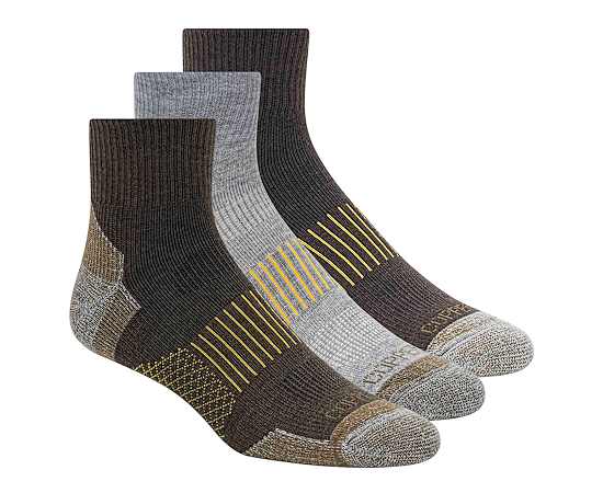 MENS QUARTER SOCKS 3 PAIRS