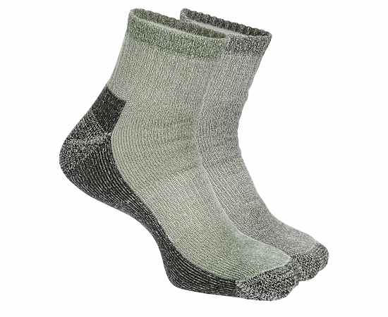 MENS WOOL QUARTER SOCKS 2 PAIRS