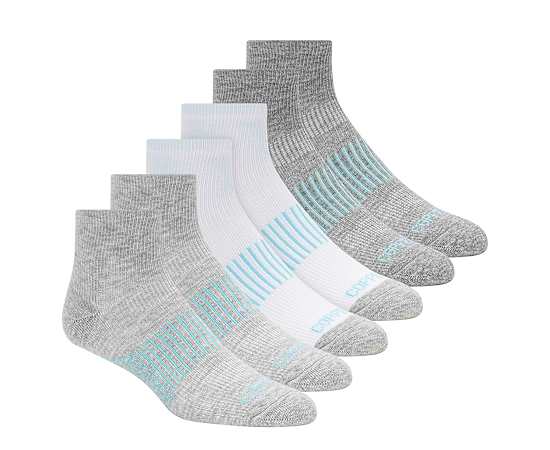 WOMENS QUARTER SOCKS 6 PAIRS