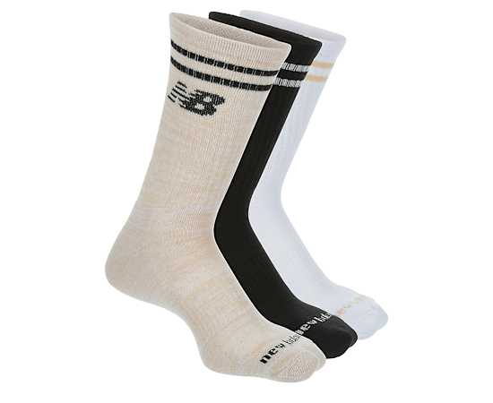 WOMENS CREW SOCKS 3 PAIRS