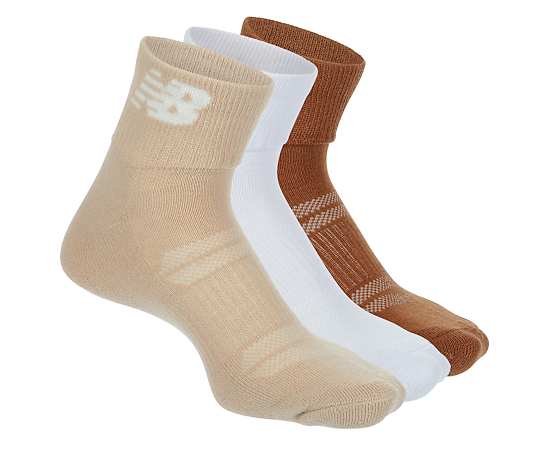 WOMENS QUARTER SOCKS 3 PAIRS
