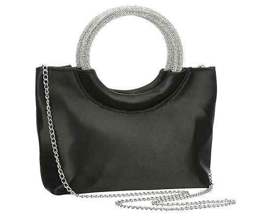 WOMENS SILVER HANDLE EVENING BAG