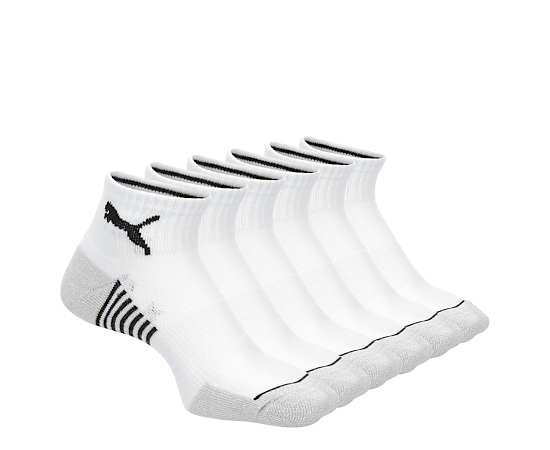 WOMENS QUARTER CREW SOCKS 6 PAIRS