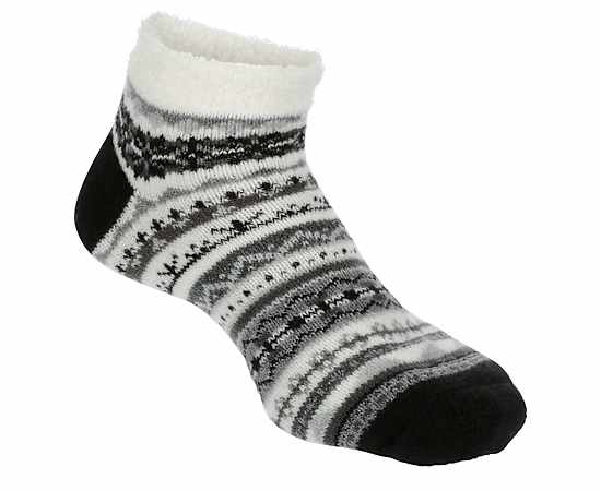 WOMENS ALOE INFUSED MINI NORDIC LOW CUT SOCK 1 PAIR