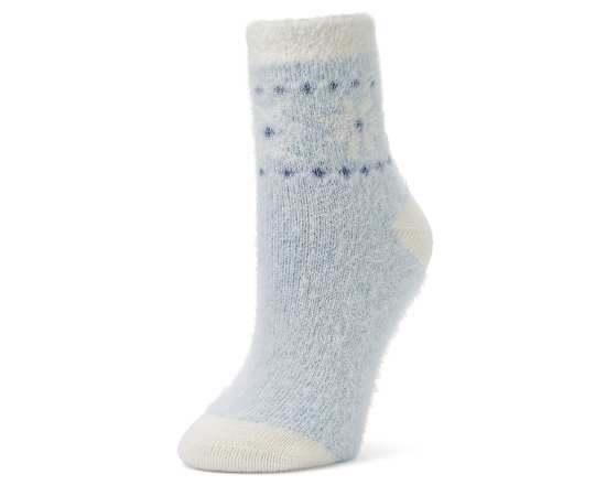 WOMENS ALOE INFUSED ICE CHAMBRAY CREW SOCKS 1 PAIR