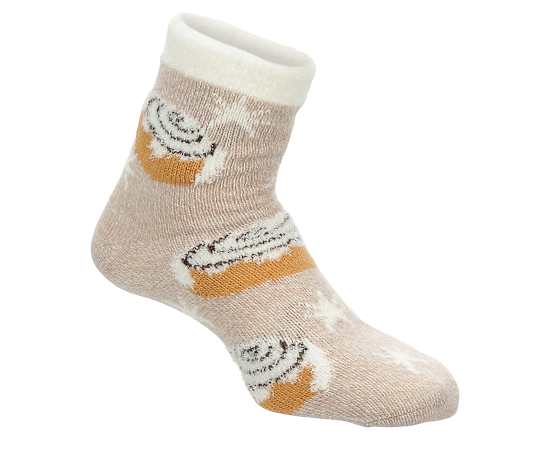 WOMENS ALOE INFUSED TREATS CREW SOCKS 1 PAIR