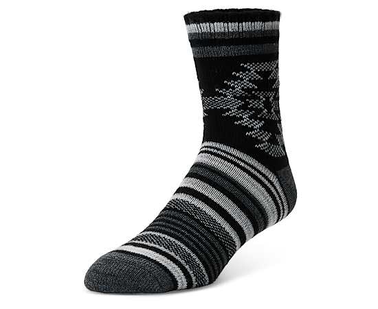 MENS ALOE INFUSED BIRDSEYE CREW SOCKS 1 PAIR