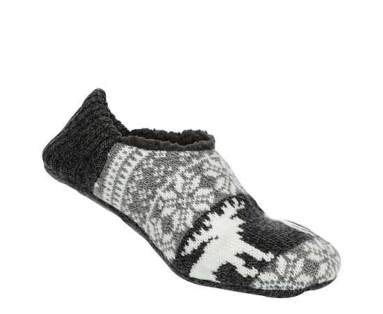 MENS MOOSE SLIPPERS 1 PAIR