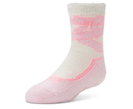 GIRLS ALOE INFUSED BALLERINA SHOES CREW SOCKS 1 PAIR