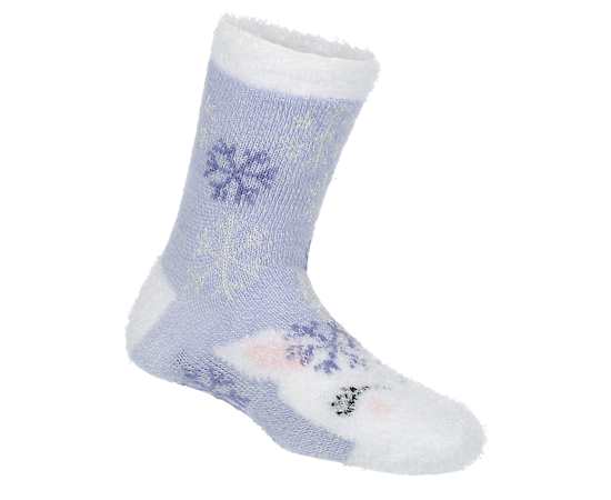 GIRLS ALOE INFUSED UNICORN CREW SOCKS 1 PAIR