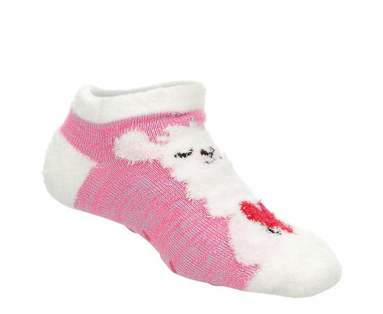 GIRLS ALOE INFUSED LLAMA LOW CUT SOCKS 1 PAIR