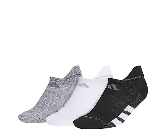 ADIDAS-WOMENS ALL DAY TRAINING NO SHOW SOCKS 3 PAIRS