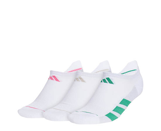 ADIDAS-WOMENS ALL DAY TRAINING NO SHOW SOCKS 3 PAIRS