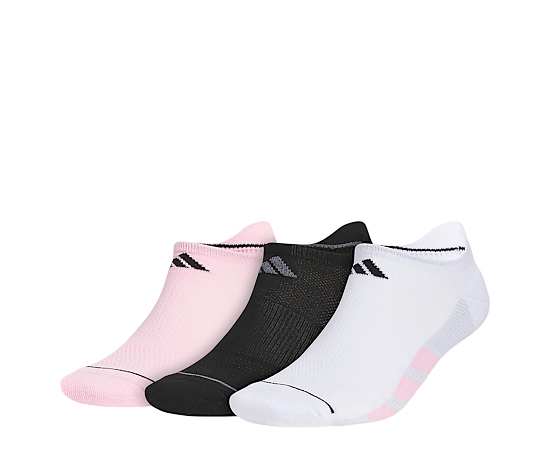 ADIDAS-MENS ALL DAY TRAINING NO SHOW SOCKS 3 PAIRS