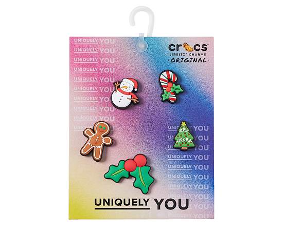 UNISEX ICONIC CHRISTMAS 5 PACK JIBBITZ