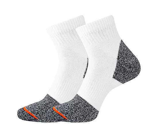 MENS SAFETY TOE QUARTER SOCKS 2 PAIRS