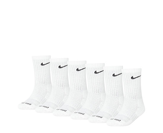 BOYS EXTRA SMALL DRIFIT CREW SOCKS 6 PAIRS