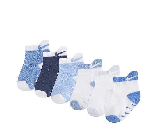 NIKE-BOYS INFANT PULL TAB CREW SOCKS 6 PAIRS