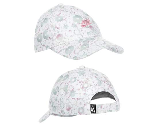 GIRLS 4-7X PRINTED HER CURVED BRIM HAT
