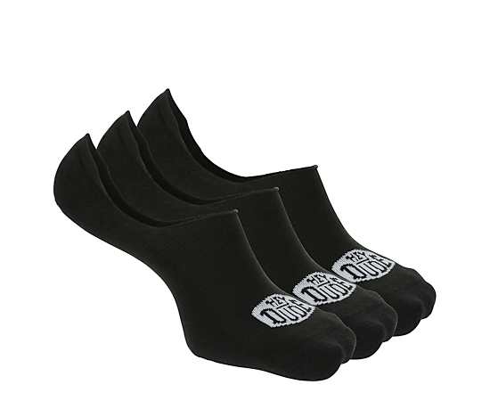 MENS LARGE / EXTRA LARGE NO SHOW SOCKS 3 PAIRS