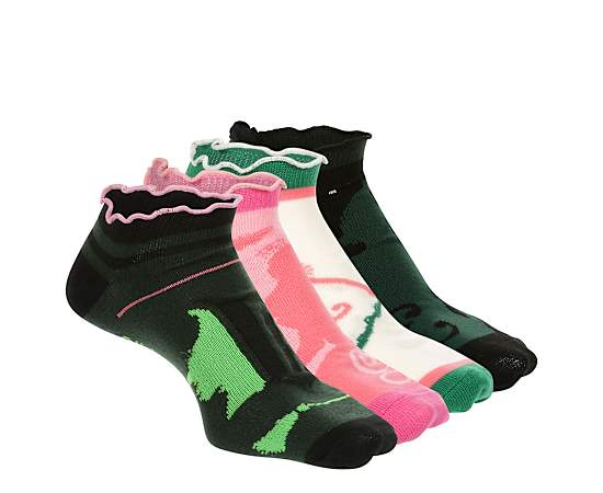 WOMENS WICKED ICONS LOW CUT SOCKS 4 PAIRS