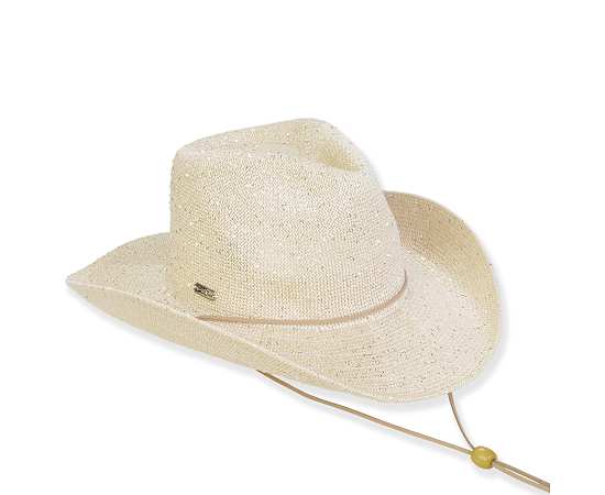 WOMENS POLYESTER SHAPEABLE WESTERN HAT