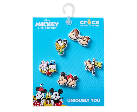 UNISEX MICKEY AND FRIENDS 5 PACK JIBBITZ