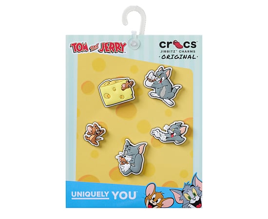 UNISEX TOM AND JERRY 5 PACK JIBBITZ