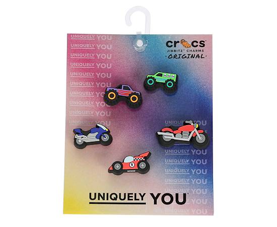 CROCS-UNISEX WEEKEND VEHICLES 5 PACK JIBBITZ