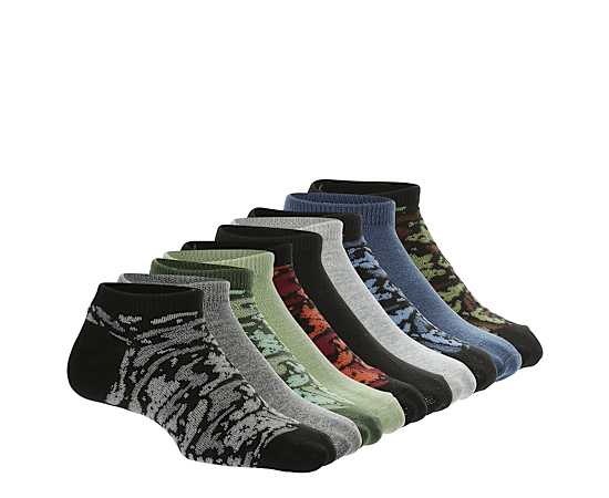 BOYS NO SHOW SOCKS 10 PAIRS