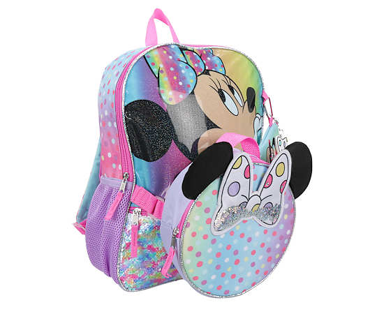 GIRLS 5 PIECE MINNIE MOUSE BACKPACK SET