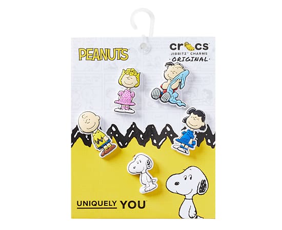 CROCS-UNISEX PEANUTS 5 PACK JIBBITZ