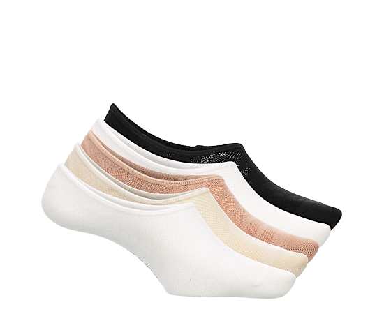 WOMENS MIRCROFIBER LINER SOCKS 5 PAIRS