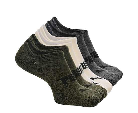 MENS INVISIBLE LINER SOCKS 6 PAIRS