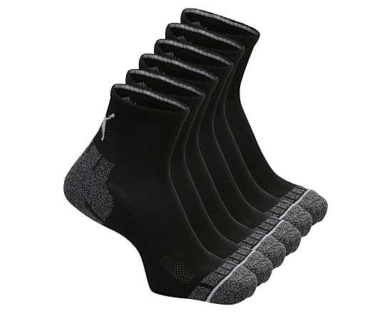 MENS QUARTER SOCKS 6 PAIRS